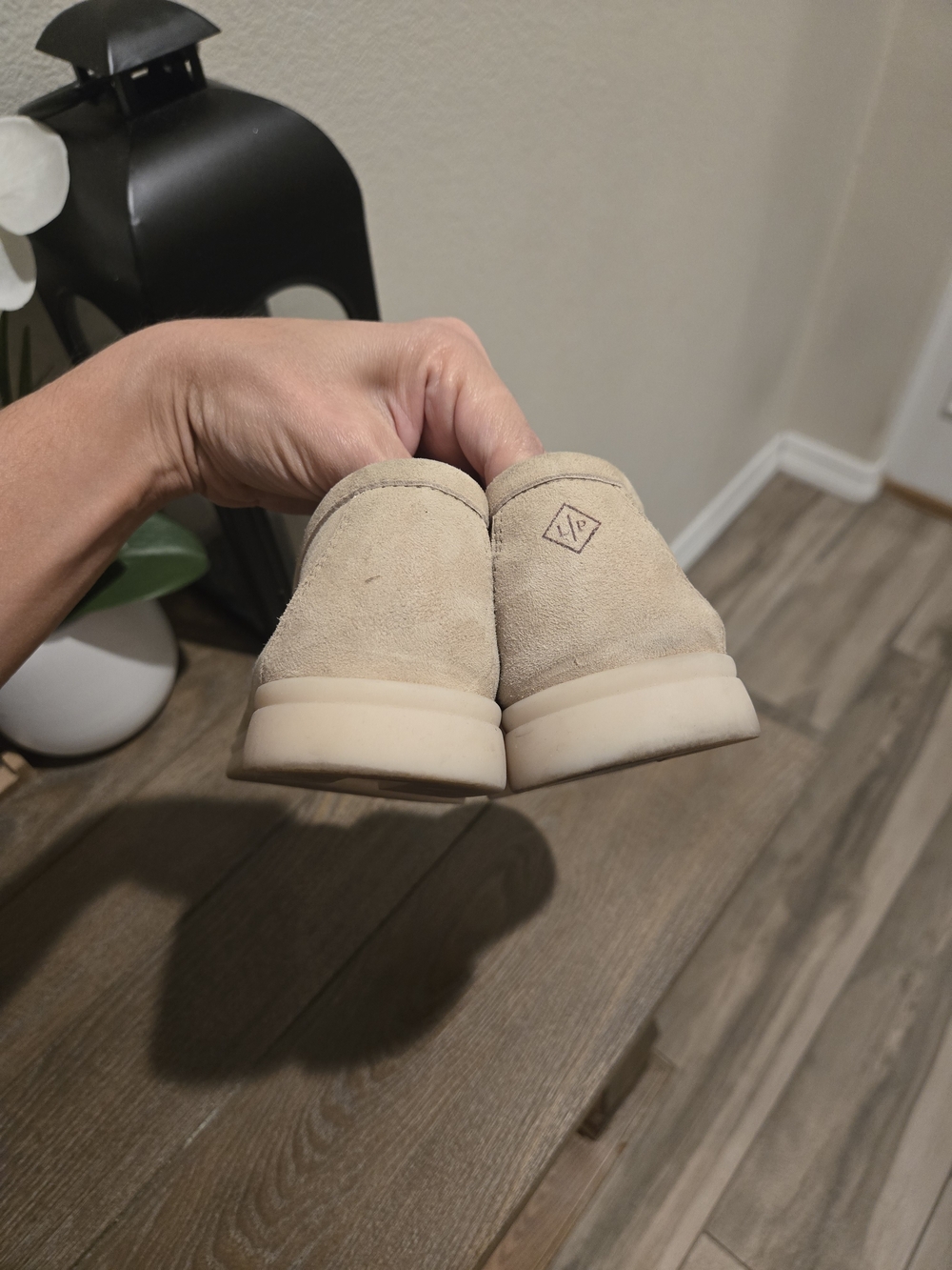 Loro Piana Suede Tassel Loafers in Beige - Picture 6 of 7